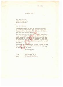 Clarification on Chickasaw Freedmen&#39;s Inclusion in Per Capita Payments for Land Sales, 1949-07-22