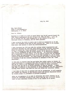 Proposed Amendments to the Choctaw Nation Final Settlement Act of 1959, 1969-01-01 - 1969-12-31
