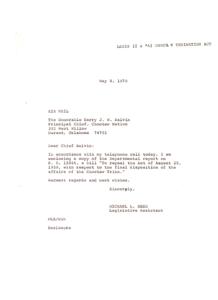 Repeal of the Choctaw Termination Act: A Call for Compassion and Repeal, 1969-01-01 - 1969-12-31