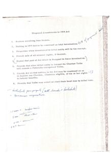 Repeal of Choctaw Termination Act: Subcommittee Hearings and Recommendations, 1970-01-01 - 1970-12-31