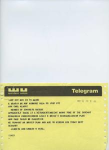 Communication Regarding Native American Affairs and Reorganization Plan in 1970, 1970-12-02