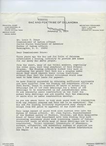 Concern for Additional Personnel at Shawnee Indian Agency, 1970-02-09