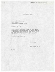 Concerns of an Indian Choctaw: A Plea for Assistance, 1971-01-01 - 1971-12-31