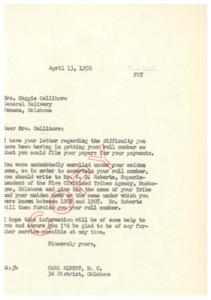 Correspondence and Congratulations: A Letter Exchange Between Friends, 1950-05-04