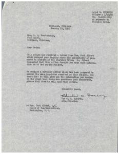 Assistance for Indigenous Language Barrier at Idabel, Oklahoma, 1950-02-03