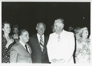 Clement Zablocki with George Danielson and several others posing., 1975-08-04