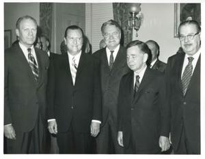 Gerald R. Ford, Hale Boggs, Carl Albert, Hugh Scott, and others., 1950-01-01 - 1976-12-31
