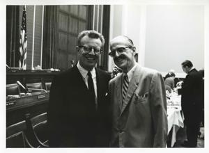 Lawrence F. O&#39;Brien and Daniel Flood posing for a picture., 1950-01-01 - 1976-12-31