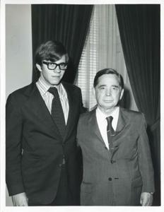 Carl Albert with Skip Stephens (1971 Ewing Fellow., 1969-01-01 - 1969-12-31