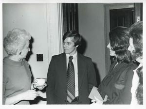 Carole Howard and others at her farewell party., 1950-01-01 - 1976-12-31