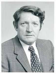 Studio portrait of Ralph Jacobi (Australian Labor Party) member of the House of Representatives for Hawker, South Australia. First elected in 1969, 1974-08-07