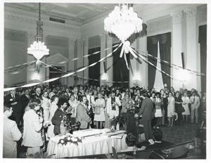 Group of people at Albert&#39;s birthday party, 1976, 1976-05-10