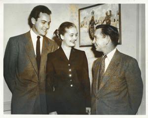 Carl Albert with unidentified people., 1950-01-01 - 1976-12-31