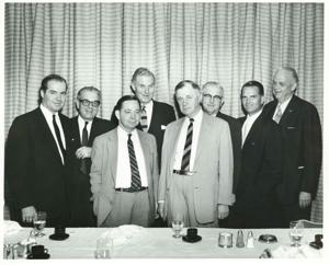 Ed Edmondson, Toby Morris, Carl Albert, A. S. Mike Monroney, Michael J. Kirwan, Tom Steed, John Jarman, and Robert S. Kerr., 1963-01-01
