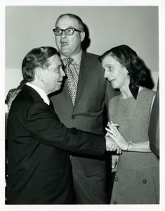 Carl Albert with unidentified people., 1950-01-01 - 1976-12-31