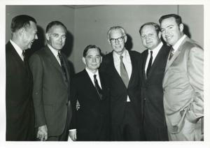 Carl Albert with unidentified people., 1950-01-01 - 1976-12-31