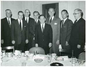 Page Belcher, Ed Edmondson, Victor Wickersham, J. Howard Edmondson, Carl Albert, A. S. Mike Monroney, John Jarman, and Tom Steed., 1950-01-01 - 1976-12-31