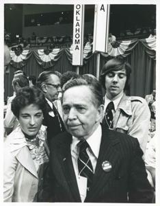 Close-up of Carl Albert at the 1976 Democratic National Convention., 1976-07-12