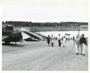 Dedication of the Eufaula Dam and Reservoir by President Lyndon B. Johnson. September 25, 1964, 1964-09-25