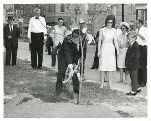 Carl Albert with unidentified people., 1950-01-01 - 1976-12-31