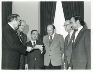 Presentation of surplus aviation equipment to Aviation Department of Southeastern State College., 1950-01-01 - 1976-12-31