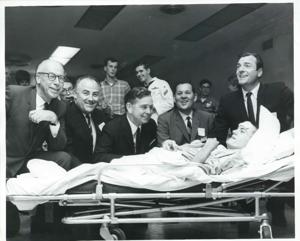Carl Albert and Secretary of Commerce John T. Conner. March 5, 1966, 1966-03-05