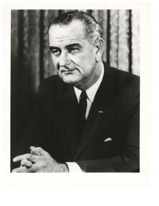 Portrait of Lyndon B. Johnson., 1950-01-01 - 1976-12-31