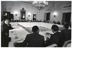 Portrait of Lyndon B. Johnson., 1950-01-01 - 1976-12-31