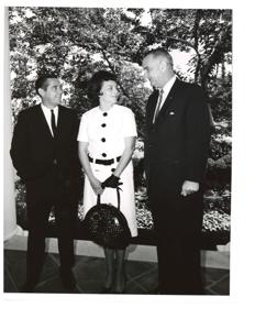 Lyndon B. Johnson and Fred Harris June 11, 1964, 1964-06-11