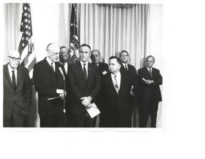 Hubert Humphrey, John W. McCormack, Carl Hayden, and Carl Albert., 1950-01-01 - 1976-12-31