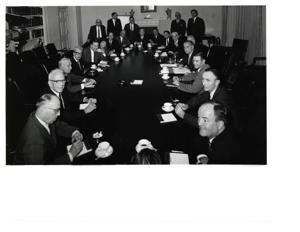 Hubert Humphrey, John W. McCormack, Carl Hayden, and Carl Albert., 1950-01-01 - 1976-12-31