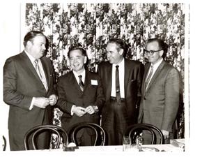 Carl Albert at a veterans&#39; event. Hugo, Oklahoma 1970, 1970-01-01 - 1970-12-31