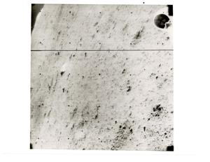 Moon photo taken by Surveyor I. June 1966, 1966-06-03