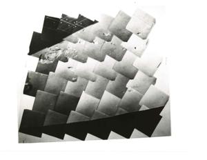 Moon photo from Surveyor I. June 1966, 1966-06-13