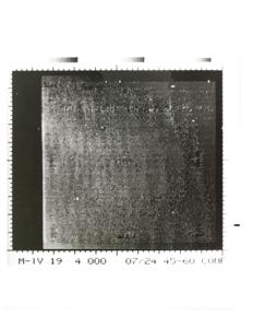 Martian photos by Mariner IV. July 14, 1965, 1965-07-20