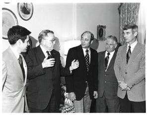 Thomas P. O&#39;Neill with a group in Speaker&#39;s office., 1950-01-01 - 1976-12-31