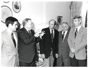 Thomas P. O&#39;Neill with a group in Speaker&#39;s office., 1950-01-01 - 1976-12-31