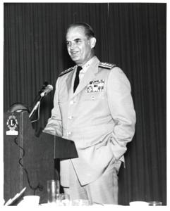 Presentation at a banquet on Armed Forces Day in McAlester, Oklahoma 1973, 1973-05-19