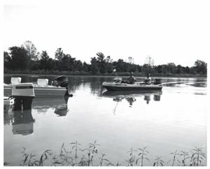 Hogging fish in McAlester, Oklahoma on Armed Forces Day. 1973., 1973-05-19