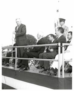 Retreat review honoring Army veterans in Congress. June 12, 1960, 1960-06-12