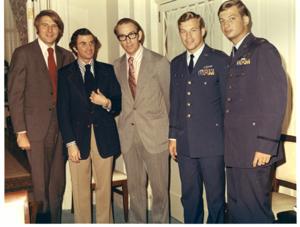 Carl Albert with 8-A&#39;s (Air Force organization)., 1972-01-01 - 1972-12-31