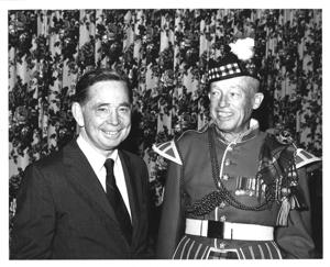 Carl Albert in McAlester, Oklahoma on Armed Forces Day. 1970, 1970-01-01 - 1970-12-31