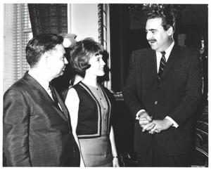 Carl Albert and unidentified people., 1950-01-01 - 1976-12-31