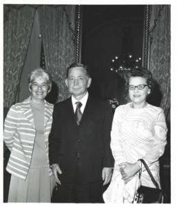Carl Albert with group of unidentified men., 1950-01-01 - 1976-12-31