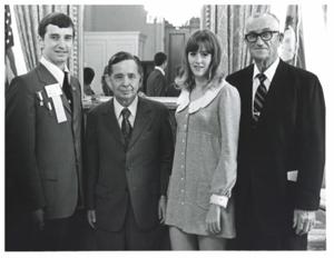 Carl Albert and Marti Roberson August 1, 1971, 1971-08-01