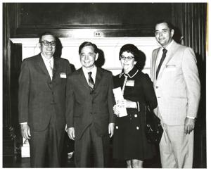 Carl Albert with an unidentified man., 1950-01-01 - 1976-12-31