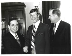 Carl Albert, Clayton Taylor, and Ed Edmonson. 1971, 1971-01-01 - 1971-12-31