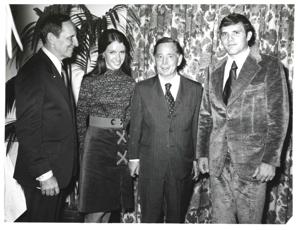 Carl Albert with an unidentified man., 1950-01-01 - 1976-12-31