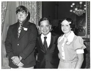 Carl Albert with unidentified people., 1950-01-01 - 1976-12-31