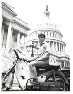 David Argo of McAlester, Oklahoma in front of Capitol building., 1950-01-01 - 1976-12-31